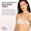 Smart & Sexy Women's Signature Lace Unlined Underwire Bra (Beige, 40C)