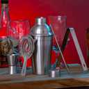 Wyndham House Cocktail Shaker Set for the Home Bar, Great for Martinis, Stainless Steel, 5-Piece