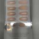 BTArtbox Press On Nails Almond - Short Nude Natural Nails Press Ons, Glue On Nails for Wedding Birthday Gift, Supremely Fit & Glossy Stick On Nails in 16 Sizes - 32 Nail Kit, Nudies