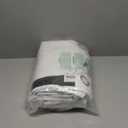 NICETOWN 100% Blackout Window Curtain Panels, Cold and Full Light Blocking Drapes with Black Liner for Nursery, 84 inches Drop Thermal Insulated Draperies (White, 2 Pieces, 52 Wide Each Panel)