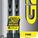 Pilot, G2 Premium Gel Roller Pens, Fine Point 0.7 mm, Black, Pack of 2