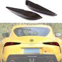 Car Taillight Cover Fit for Toyota Supra GR A90 A91 MK5 2019-2025, Smoked Taillight Shell Trim Cover, Rear Tail lamp Decorative Protection Trim, 2PCS, Transparent Gray