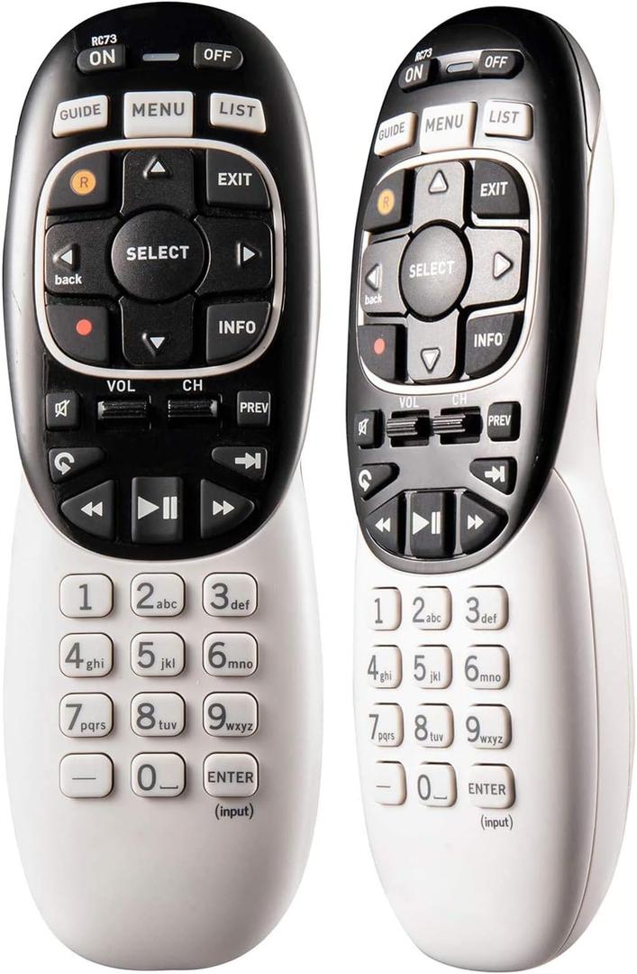 2 Pack RC73 IR/RF Remote Control Fit for Directv RC71 RC72 RC73 D10 D11 D12 h20 H21 H23 H24 H25 HR20 THR22 TiVo R15