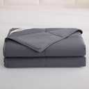 Summer Lightweight Wool Comforter King Size, 100GSM Thin Duvet Insert, Breathable Light Down Alternative Comforter, Noiseless Cotton Shell(Dark Gray)