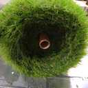 Artificial Grass Rug Outdoor Indoor 6FTX12FT Fake Grass Carpet Green Synthetic Grass Pet Turf Realistic Faux Grass Rug with Drain Holes for Garden Lawn Landscape Balcony Home Decor Patio