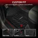 LASFIT Floor Mats 2013-2018 for Dodge Ram 1500/2500/3500 Crew Cab, 2019-2024 for Dodge Ram 1500 Classic Crew Cab 4 Full Size Doors All Weather TPE Custom Fit Car Mats Floor Liners 1st & 2nd Row, Black