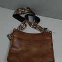 HKCLUF Crossbody Bags for Women Trendy Vegan Leather Hobo Handbags With 2PCS Adjustable Guitar Strap Shoulder Bucket Bags (A23-browncoffee)