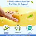 Side Sleeper Pillows with Arm Holes,Neck Support & Rotator Cuff Pain Relief
