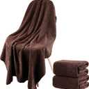 SEISSO Bath Towels Set Extra Large 63 x 35 in, Oversized Bath Sheets 70% Polyester 30% Viscose Fiber from Bamboo, Ultra Soft Absorbent Quick Dry Shower Towel for Bathroom Hotel Pool SPA Gym, 2 Pack