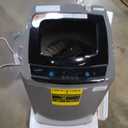 COMFEE' Portable Washing Machine, 0.9 cu.ft Compact Washer With LED Display, 5 Wash Cycles, 2 Built-in Rollers, Space Saving Full-Automatic Washer (Gray)