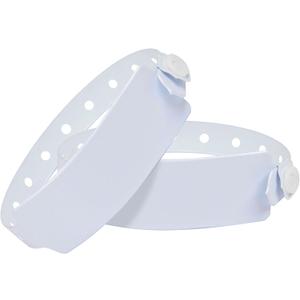 100 Pack White Hospital Wristbands Vinyl Patient Id Bands Medical Plastic Wristbands by Fivepeans