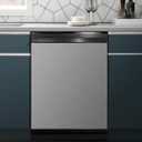 Stainless Steel Brushed Pattern Dishwasher Magnet Cover Panel Decal Home Appliance Art, Stainless Steel Fridge Door Cover Decals Magnetic, Grey, Mobile Magnetic 23" x 26"