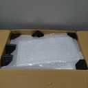 Thickened Clear Shoe Storage Organizer with Magnetic Door, Sturdy Stackable Shoe Boxes for Closet, Collapsible Space-Saving Shoe Rack for Sneakers & Boots, Plastic Shoe Cabinet Box Set, 6 Pack, White