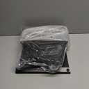 Inclined Desk File Organizer, 8-Section Upright Desk Organizer Standing File Sorter for Office Classroom Desktop Organization (Black)