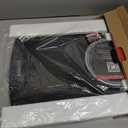 EILISON Highly Advance 2-in-1 Digital & Analog Weighing Scale for Body Weight-400lbs, 4 High Precison GX Sensor Accurate, Thick Tempered Glass, Extra Large Display (Black)