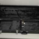 Electric Guitar Hard Case, Rectangle Wooden Hard-Shell Protective Carrying Case for ST TL Style with Lock Latch Padding (Black)