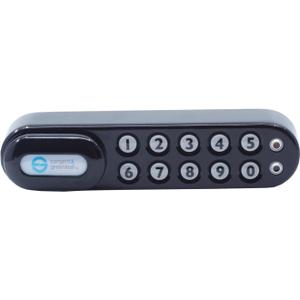 Sargent & Greenleaf 1300V Electronic Digital Keypad Mechanical Code Lock for Medical Carts, Cabinet, Drawers, and Lockers, Battery Included (Black, Right)