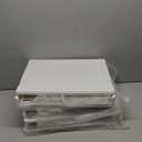 Stackable Plastic Storage Bins with Lids, Foldable Closet Organizers and Storage, 3 Drawer Storage OrganizerClear Stackable Containers for Wardrobe,Bedroom,Office,Dorm