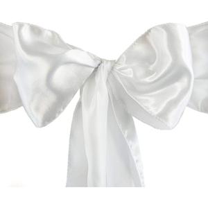 Satin Chair Sashes - Elegant Premium Quality, 6 x 108 Inch - Perfect for Weddings, Parties, and Events - (Pack of 10 Pieces, White) Satin Chair Sashes - Elegant Premium Quality, 6 x 108 Inch - Perfect for Weddings, Parties, and Events - (Pack of 10 Pieces, White)