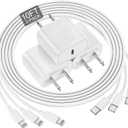 for iPhone Charger Fast Charging 10 FT, Long USB C to Lighting Cable 10 Foot with 20W USB C Rapid Phone Charger Block, Compatible with iPhone 14 Pro/13Pro Max/12/11Pro/Mini, 3 Pack-White