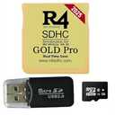 Pro Version 16GB Micro SDHC Dual Core Revolution Cartridge Compatible with New 2DS/3DS/LL/XL NDSL NDSI, Include a Card Adapter, NO Timebomb, Preloaded Plug and Play, Gold (Gold)