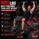 880LBS Adjustable Weight Bench, 880LBS Extra Large