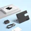 Wireless Charger for Mag-Safe Charging Station: JoyGeek 3 in 1 Magnetic Travel Stand Charge for iPhone 15 14 13 12 Pro Max Plus - Apple Watch 9 8 7 6 5 4 3 2 SE - AirPods Pro 2/3