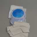 NEWGO Small Ice Packs for Injuries, 6 Pack Round Ice Packs for Face, FSA Eligible, Hot Cold Pack Circular Cold Compress with Cloth Backing & Sleeve for Pain Relief, Toothaches