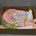 Baby Sit-to-Stand Learning Walker, 2 in 1 Baby Walker for Girls Boys, Educational Baby Push Walkers with Entertainment Activity Table, Baby Music Learning Toy Gift for Infant Boys Girls (Pink)