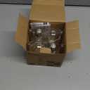 Dimmable E26 LED Bulb 6W, 60 watt Equivalent, Vintage LED Edison Bulbs 2700K Soft White, A19 Clear Glass LED Light Bulb for Ceiling Fan, 90+CRI, 600LM, 4 Pack