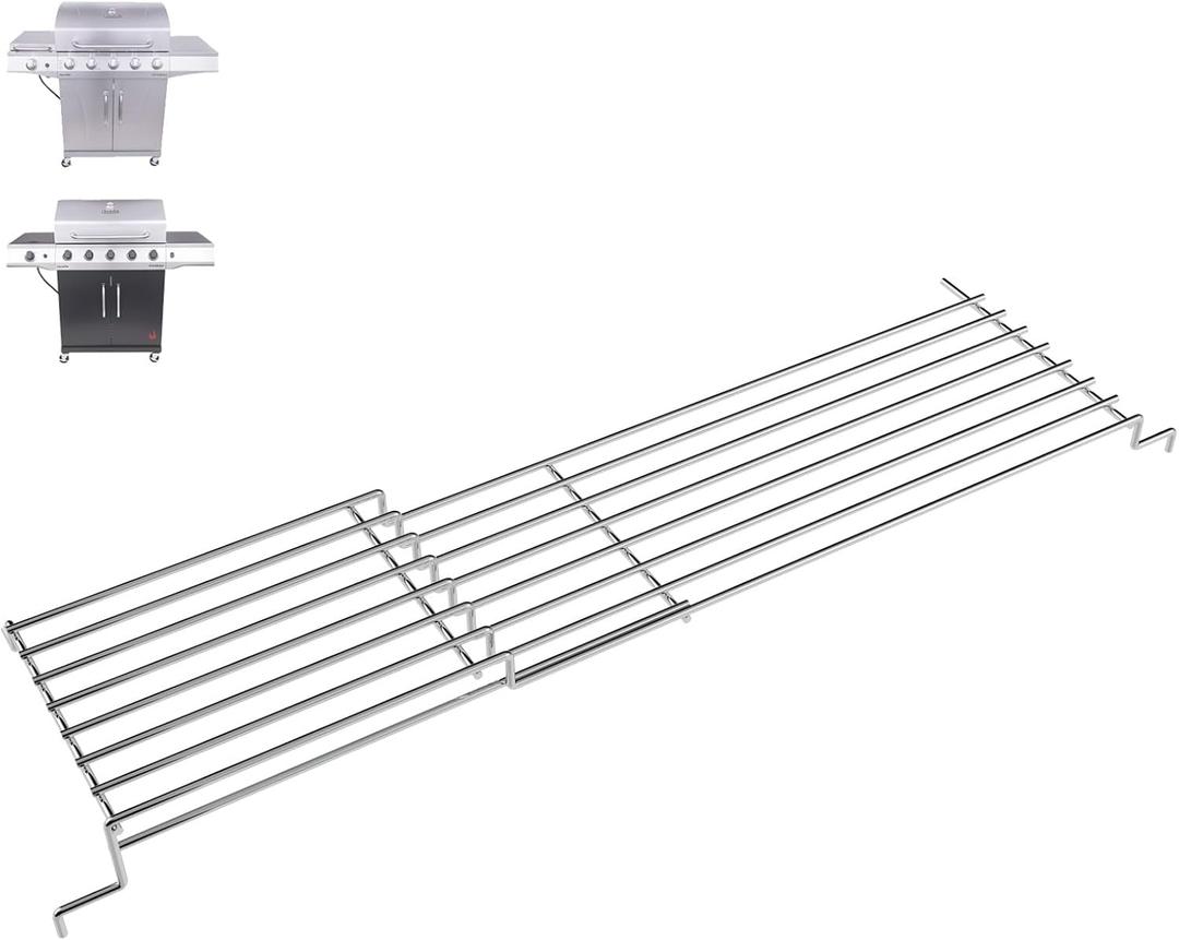 Warming Rack Grill Parts for Charbroil Performance 5 Burner 463448021 463450022 463455021 463449021 463458021, G429-0001-W1 Grill Swing Away Grid for Charbroil Grill Replacement Parts