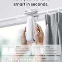SwitchBot 2025 Automatic Curtain Opener 3 Rod, Bluetooth Remote Control Smart Curtain, WiFi & App Control, Add Hub to Compatible with Alexa, Google Home, HomeKit