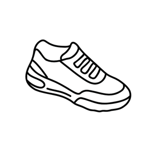 Isotoner Memory Foam  Black Size 6.5-7.5