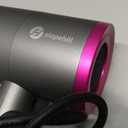 slopehill Professional Ionic Hair Dryer, Powerful 1800W Fast Drying Low Noise Blow Dryer with 2 Concentrator Nozzle 1 Diffuser Attachments for Home Salon Travel (Grey)