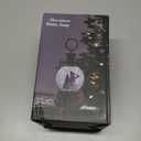 Christmas Snow Globe Lantern Water Glittering Snowman Scene with Music & Timer, USB Lined/Battery Operated Lighted Water Lantern for Christmas Festival Decoration Gifts