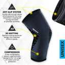 POWERLIX Knee Brace Support Best Compression Sleeve for Men & Women for Pain Relief Superior Braces for Meniscus Tear & Arthritis, Please Refer to The Sizing Chart