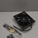 6 Inch Slim 650CFM Radiator Cooling Fans Universal Slim Pull Push 12V 80W Direct Replacement Electric Fan with Mount Kit