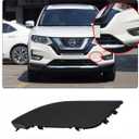 Front Bumper Tow Hook Cover Towing Eye Cap Compatible with Nissan X-Trail T32 Rogue 2017 2018 2019 2020 Replace 622A0-6FL0H 622A0-6FV0A(Unpainted)
