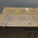 Asyko Ceiling Fans with Lights,46" Low Profile Ceiling Fan with Light and Remote Control,Flush Mount, Reversible, Dimmable, Noiseless, Black Ceiling Fan for Bedroom