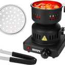 MRPAPA Electric Charcoal Starter, Electric Stove ETL Approved Durable Multipurpose Electric Stove,Overheat Protection Coconut Coals Burner