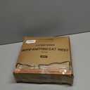 CHEERHOME PETS Cat Bed Basket with Cushion, Cute Pet Bed for Indoor Cats Couch, Kitten Bed for Medium and Large Cat, All Season Universal (White)