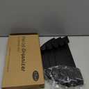 Universal Pot Lid Organizer for Cabinet - Upgraded Patented Niceyos 3 Pack Inside Cabinet Door Wall Mount Pan Top Storage Organizer Rack Holder for Kitchen, Fits 6" to 13" (Black)