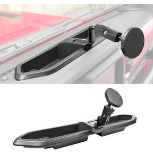 Dashboard Phone Holder Compatible with 2018-2023 Jeep Wrangler JL JLU&Gladiator JT Center Console Organizer Dashboard Phone Multi-Mount Kit for Wrangler 4X4 Accessories(JL/JT 4X4 2018-2023)