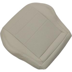 GXARTS Tan Driver Side Bottom Replacement Perforated Leather Seat Cover Compatible with Mercedes Benz C250 C350 2012 2013 2014 2015, Tan