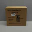 TIPGO Automatic Motion Sensor Bathroom Trash Can with Lid, 2.6 Gallon Touchless Trash Bin, Smart Garbage Can Plastic Slim Wastebasket for Bedroom, Office, Dorm (Grey)