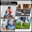 TrelaCo 4 Pack Ankle Brace for Women & Men Ankle Compression Sleeve Support for Plantar Fasciitis Relief, Extended Lacing Straps for Compression Fixation (No Slippage) Pain Relief for Sprain