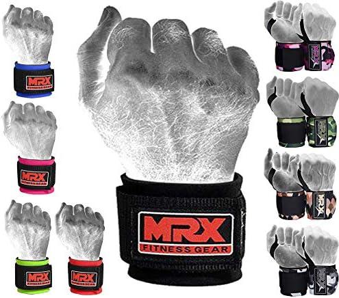 MRX Weight Lifting Wrist Wraps for Wrist Support Lifting Straps Gym Bodybuilding Training Workout for Men and Women