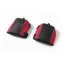 Lightweight Work Knee Pads for Men and Women with EVA Foam Padding, Adjustable Straps and Easy-Fix Clips  Perfect for Gardening, Light Construction and Comfort Work (RED)