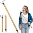 Nourislif 27'' Dressing Stick, Long Dressing Stick for Elderly, Disabled, Limited Mobility Daily Living Dressing Aid Stick for Hip Replacement, Back - Dressing Aid for Pants, Shoes, Socks