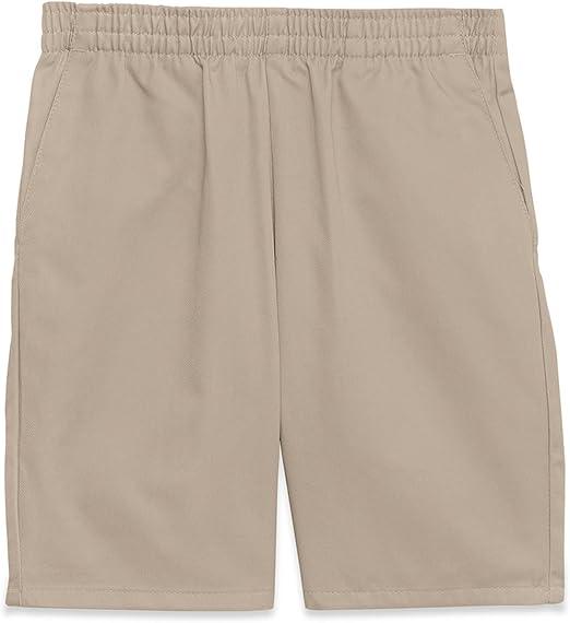 Classroom Uniforms Pull On Shorts for Boys & Girls With Elastic Waistband 52132, 12, Khaki (2T, Dark Navy)